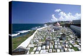 Cemetery, Old San Juan, Puerto Rico-George Oze-Stretched Canvas