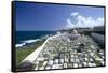 Cemetery, Old San Juan, Puerto Rico-George Oze-Framed Stretched Canvas