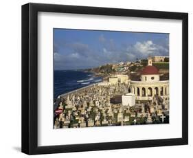 Cemetery on the Coast in the City of San Juan, Puerto Rico, USA, West Indies-Mawson Mark-Framed Photographic Print