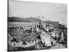 Cemetery outside City Wall in San Juan Photograph - San Juan, Puerto Rico-Lantern Press-Stretched Canvas