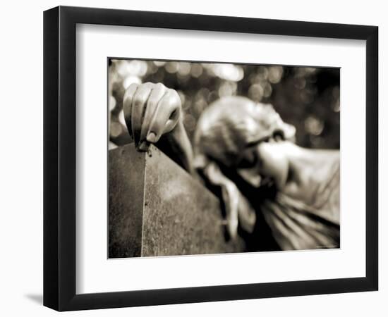 Cemetery Statues, no. 2-Katrin Adam-Framed Photographic Print