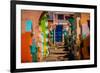 Cemetery View, Lake Atitlan, Guatemala, Central America-Laura Grier-Framed Photographic Print