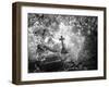 Cemetery with Cross-Craig Roberts-Framed Photographic Print