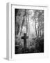 Cemetery with Gravestone-Craig Roberts-Framed Photographic Print