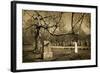 Cemetery-pink candy-Framed Photographic Print
