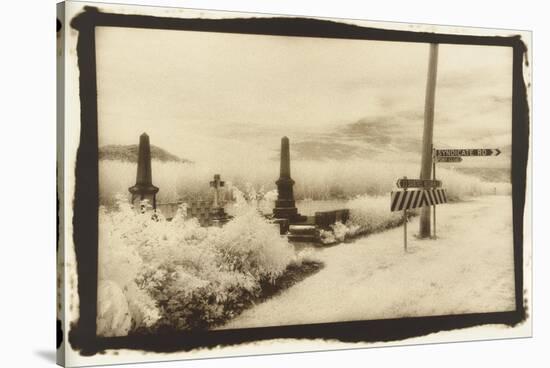 Cemetry at a Junction, Queensland, Australia-Theo Westenberger-Stretched Canvas