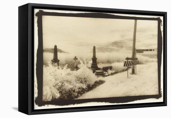Cemetry at a Junction, Queensland, Australia-Theo Westenberger-Framed Stretched Canvas