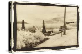 Cemetry at a Junction, Queensland, Australia-Theo Westenberger-Stretched Canvas