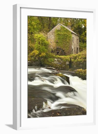 Cenarth Waterfalls, Carmarthenshire, Wales, United Kingdom, Europe-Billy Stock-Framed Photographic Print