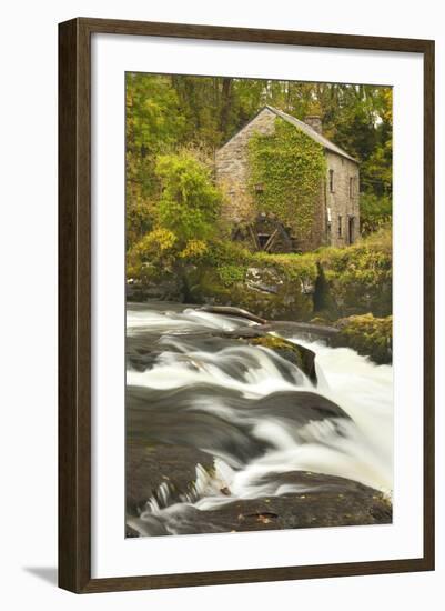 Cenarth Waterfalls, Carmarthenshire, Wales, United Kingdom, Europe-Billy Stock-Framed Photographic Print