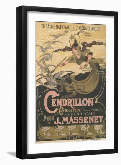 Cendrillon, Comic Opera-null-Framed Art Print