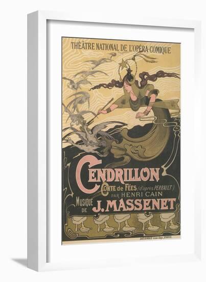 Cendrillon, Comic Opera-null-Framed Art Print