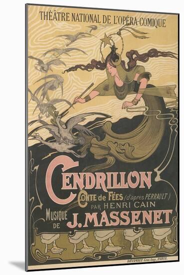 Cendrillon, Comic Opera-null-Mounted Art Print