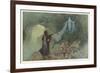 Cenerentola, (The Italian Version of the Cinderella Story) the Prince and the Fairy-Warwick Goble-Framed Premium Giclee Print