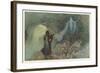 Cenerentola, (The Italian Version of the Cinderella Story) the Prince and the Fairy-Warwick Goble-Framed Art Print