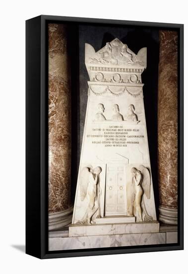 Cenotaph, 1817-1819, White Marble Stele-Antonio Canova-Framed Stretched Canvas
