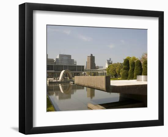 Cenotaph and Peace Museum, Hiroshima, Japan-Richardson Rolf-Framed Photographic Print