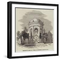 Cenotaph to Captain M L Dostal, at Sourabaya, Island of Java-null-Framed Giclee Print