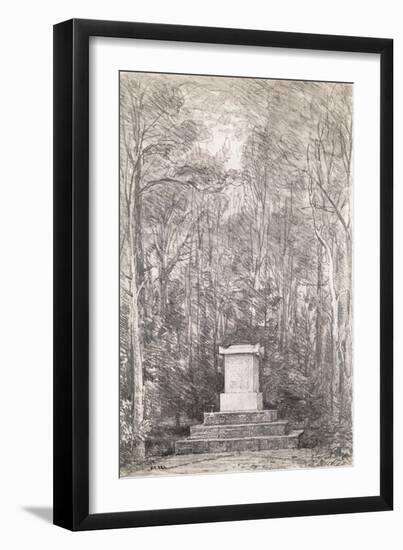 Cenotaph to Sir Joshua Reynolds at Coleorton Hall, Leicestershire, 1823-John Constable-Framed Giclee Print