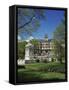 Cenotaph War Memorial in Central Gardens in Front of the Town Hall, Bournemouth, Dorset, England-Pearl Bucknall-Framed Stretched Canvas