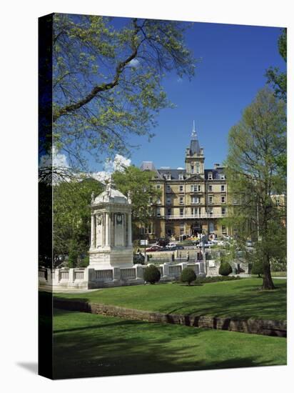 Cenotaph War Memorial in Central Gardens in Front of the Town Hall, Bournemouth, Dorset, England-Pearl Bucknall-Stretched Canvas