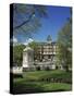 Cenotaph War Memorial in Central Gardens in Front of the Town Hall, Bournemouth, Dorset, England-Pearl Bucknall-Stretched Canvas