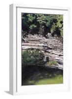 Cenote at Chichen-Itza (Diptych) I, 2003-Pedro Diego Alvarado-Framed Giclee Print