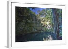 Cenote Ik Kil, Near Chichen Itza, Yucatan, Mexico, North America-Richard Maschmeyer-Framed Photographic Print