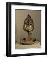 Censer in Shape of Cosmic Mountain Po-Shan-Lu, Tomb of Princess Tou Wen, Hebei, Western Han Dynasty-null-Framed Giclee Print