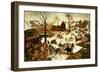 Census at Bethlehem, C.1566 (Oil on Panel)-Pieter Bruegel the Elder-Framed Giclee Print