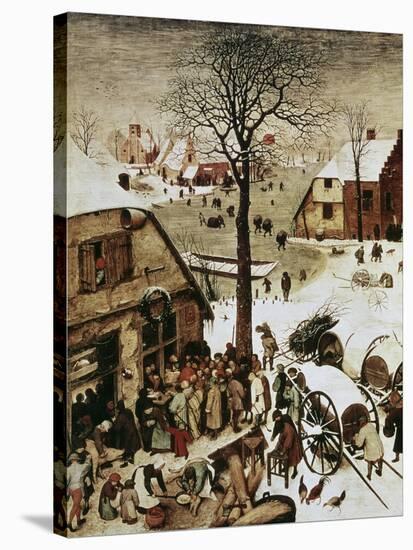 Census at Bethlehem, c.1566-Pieter Bruegel the Elder-Stretched Canvas