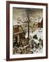 Census at Bethlehem, c.1566-Pieter Bruegel the Elder-Framed Giclee Print