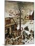 Census at Bethlehem, c.1566-Pieter Bruegel the Elder-Mounted Giclee Print