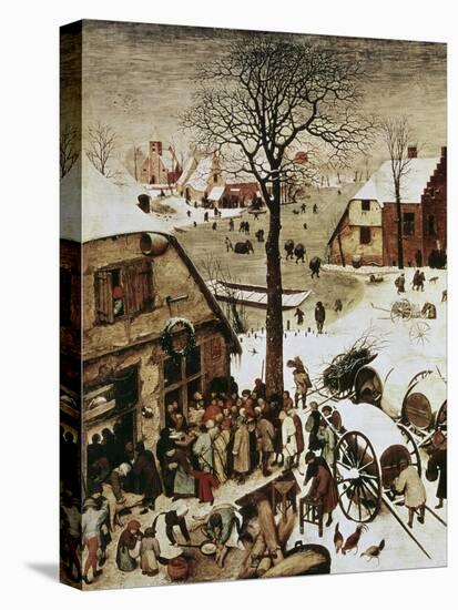 Census at Bethlehem, c.1566-Pieter Bruegel the Elder-Stretched Canvas