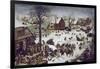 Census at Bethlehem-Pieter Bruegel the Elder-Framed Giclee Print