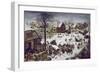 Census at Bethlehem-Pieter Bruegel the Elder-Framed Giclee Print