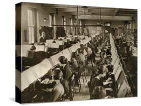 Census Tabulation in Former Lambeth Workhouse-Peter Higginbotham-Stretched Canvas