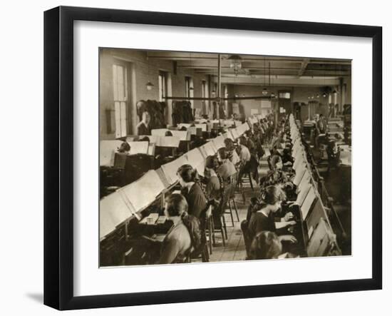 Census Tabulation in Former Lambeth Workhouse-Peter Higginbotham-Framed Photographic Print