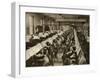 Census Tabulation in Former Lambeth Workhouse-Peter Higginbotham-Framed Photographic Print