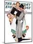 "Census-taker" Saturday Evening Post Cover, April 27,1940-Norman Rockwell-Mounted Giclee Print