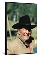 Cent Dollars pour un Sherif TRUE GRIT by Henry Athaway with John Wayne, 1969 (photo)-null-Framed Stretched Canvas