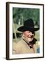 Cent Dollars pour un Sherif TRUE GRIT by Henry Athaway with John Wayne, 1969 (photo)-null-Framed Photo