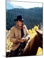 Cent Dollars pour un Sherif TRUE GRIT by Henry Athaway with John Wayne, 1969 (photo)-null-Mounted Photo