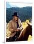 Cent Dollars pour un Sherif TRUE GRIT by Henry Athaway with John Wayne, 1969 (photo)-null-Framed Photo