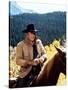 Cent Dollars pour un Sherif TRUE GRIT by Henry Athaway with John Wayne, 1969 (photo)-null-Stretched Canvas