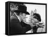 Cent Dollars pour un Sherif TRUE GRIT by Henry Athaway with John Wayne and Kim Darby, 1969 (b/w pho-null-Framed Stretched Canvas