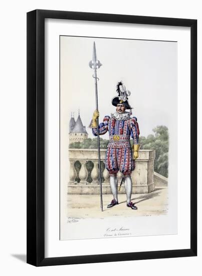 Cent-Suisses, Tenue De Cèrèmonie, 1814-17-Eugene Titeux-Framed Giclee Print