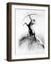 Centaur Aiming at the Clouds, 1875 (Litho)-Odilon Redon-Framed Giclee Print