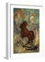 Centaur and Dragon-Odilon Redon-Framed Giclee Print