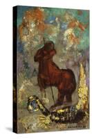 Centaur and Dragon-Odilon Redon-Stretched Canvas